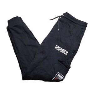 Hoodrich Tech Joggers Mens XL Black Fleece Cargo Streetwear Sweatpants